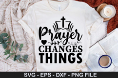 Christian SVG Design - Prayer Changes Things Product Image 2