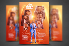 Prayer &amp; Fasting Flyer Template Psd Product Image 1