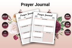 Christian Prayer Journal Daily Scripture, Reflection Product Image 1