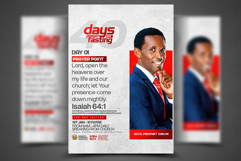 Prayer Points Church Poster Template Product Image 5