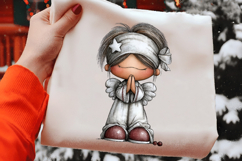 Praying Kids Clipart Sublimation Product Image 2