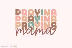 Mom Mama Mother’s Day SVG T-shirt Design, Mother’s Day SVG Product Image 1