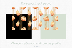 Pumpkins digital paper Fall background Thanksgiving day Product Image 5