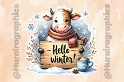 Cow|Printable Animal Sticker Product Image 2