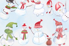 Christmas Snowman Sublimation Bundle Product Image 2