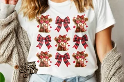 Highland Cow Valentines Coquette PNG | DTF and Sublimation Product Image 4