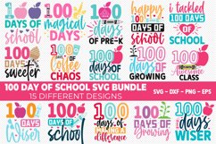 100 Days Of School SVG Bundle - | 100th Day T-shirt Design Product Image 1