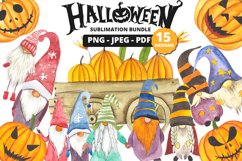 Halloween Sublimation Bundle - Halloween Clipart Bundle Product Image 1