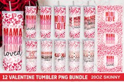 Valentine Tumbler PNG Bundle - Skinny Tumbler Sublimation Product Image 1