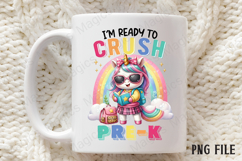 PRE-K Back to School Unicorn Sublimation Product Image 3