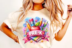 Pre-K PNG, Teacher Sublimation, Pre School PNG Product Image 3