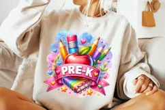 Pre-K PNG, Teacher Sublimation, Pre School PNG Product Image 2