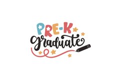 Pre-K Graduate SVG Cut File Product Image 1