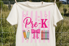 Pre K PNG, Retro Back to School Sublimation Product Image 2