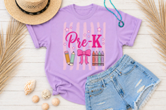 Pre K PNG, Retro Back to School Sublimation Product Image 4