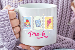 Pre K PNG, Retro School Stamp Sublimation Product Image 5