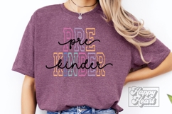 Pre Kinder Vibes SVG - Back To School SVG - Preschool PNG Product Image 3