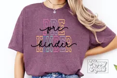 Pre Kinder Vibes SVG - Back To School SVG - Preschool PNG Product Image 3