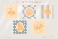 Pre-made Colorful Lemons Vector Art Compositions Product Image 2