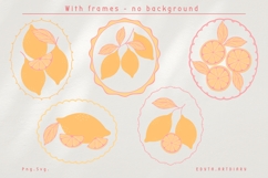 Pre-made Colorful Lemons Vector Art Compositions Product Image 4