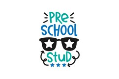 Pre School Stud SVG Cut File Product Image 1