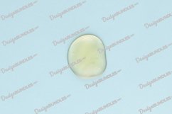 Drop of transparent face and body cream on a blue background Product Image 1