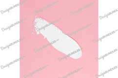 Smear of white cream for face and body on a pink background Product Image 1