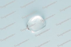 Drop of transparent face and body cream on a blue background Product Image 1
