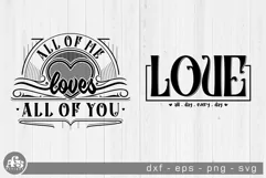 All Of Me _ LOVES _ Love_Valentine Svg Design Product Image 1