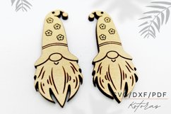 Gnome Engraved Earrings Digital Download Product Image 5