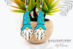 Gnome Engraved Earrings Digital Download Product Image 1
