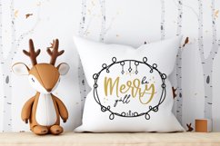 Be Merry yáll Christmas quote SVG, PNG, EPS. Product Image 3