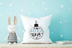 Snowy days Christmas quote SVG, PNG, EPS. Product Image 3
