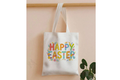 Happy Easter Floral PNG Clipart, Spring Sublimation Design Product Image 2