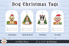 Dog Christmas Gift Tags #2 Product Image 1
