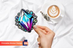 Precious Gemstone Sticker, Gemstone Collection Sticker Product Image 1