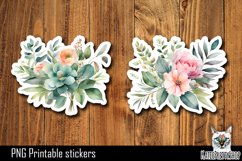 Flower Stickers Printable PNG Product Image 1