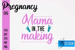 Pregnancy Quotes SVG Design| Funny Mom Life SVG Design Product Image 1