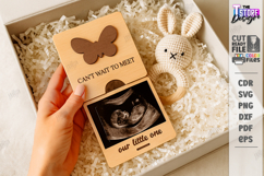Pregnancy Announcement Boxes Laser Cut Bundle | New Born SVG Product Image 7