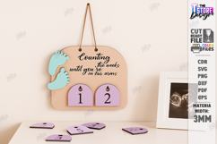 Pregnancy Countdown Milestone Boards Laser Cut Bundle|Baby Product Image 3