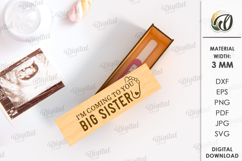 Pregnancy test boxes Bundle Laser Cut. Baby Announcement SVG Product Image 4