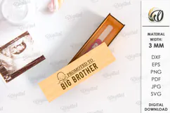 Pregnancy test box Laser Cut. Baby Announcement SVG Product Image 1