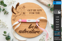 Pregnancy Test Reveal Disc Laser Cut | Keepsake Files SVG Product Image 1