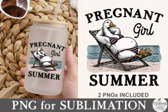 Pregnant Girl Summer PNG Product Image 3