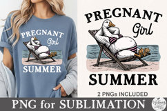 Pregnant Girl Summer PNG Product Image 4