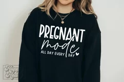 Pregnant Mode SVG - New Baby Pregnancy Announcement SVG Product Image 4