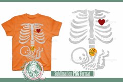 Pregnant Halloween Skeleton Sublimation Product Image 3