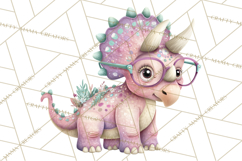 Dinosaur Clipart, Dino Nursery Art PNG Product Image 3