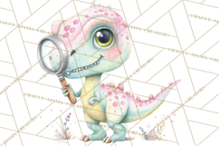 Dinosaur Clipart, Dino Nursery Art PNG Product Image 3