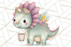 Dinosaur Clipart, Dino Nursery Art PNG Product Image 5